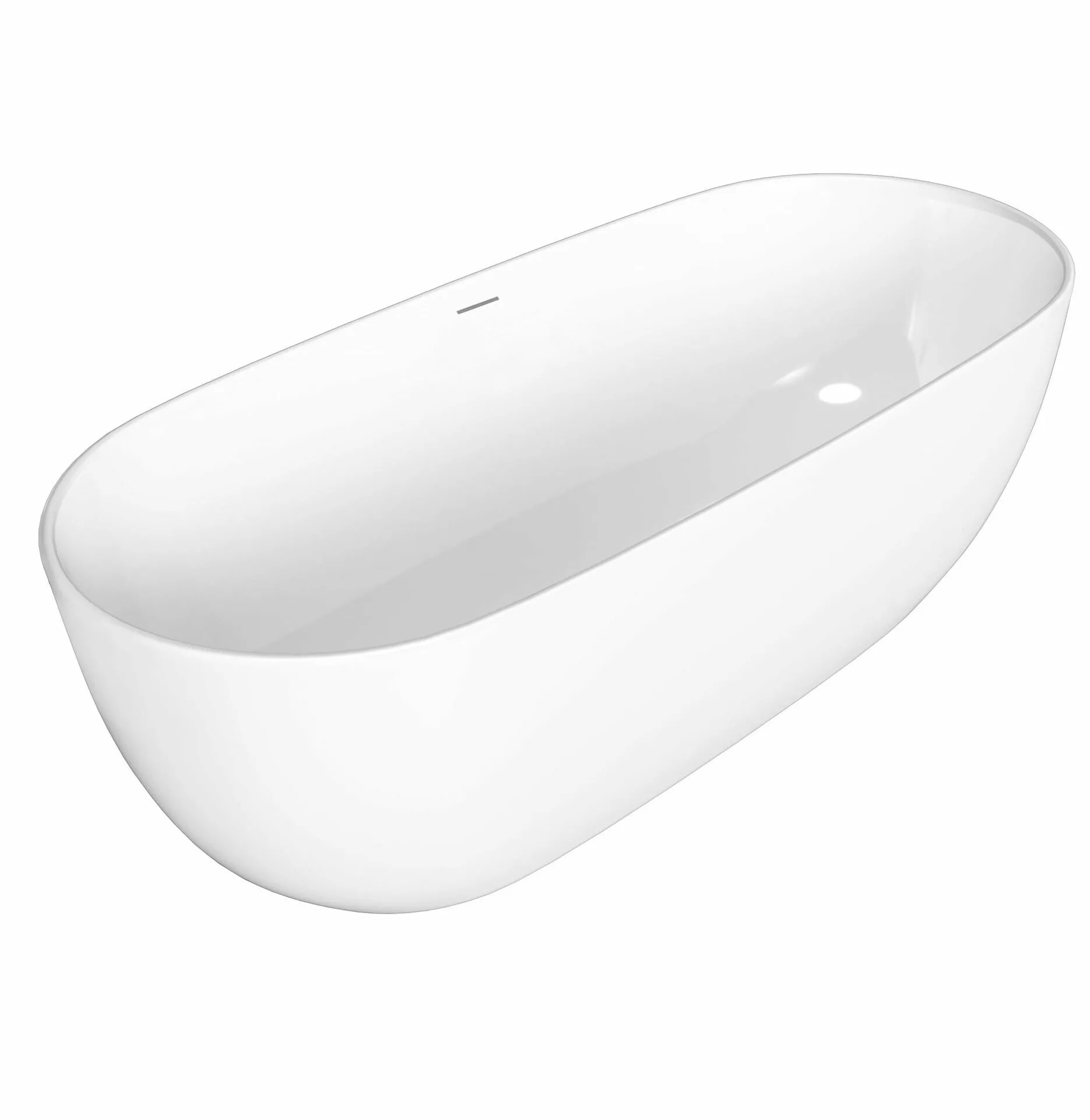 ванна акриловая grossman gr-2502m classic 160x80 белый матовый