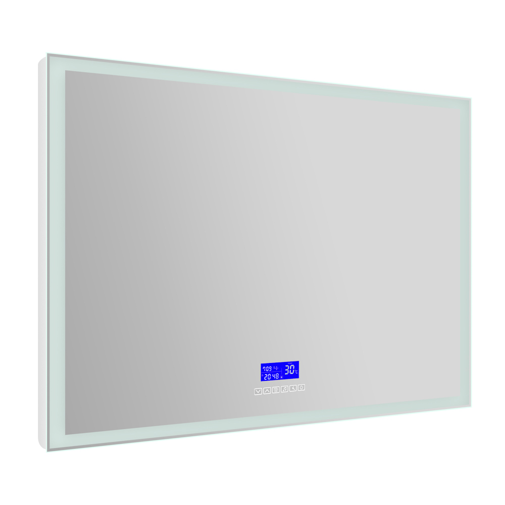 зеркало belbagno spc-grt-1000-800-led-tch-rad с подсветкой, bluetooth и цифровым термометром