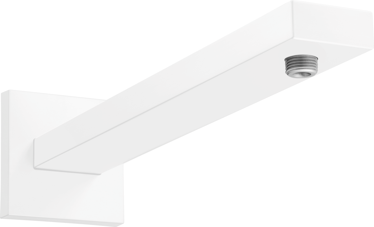 держатель для верхнего душа hansgrohe square 27694700 белый матовый