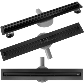 душевой лоток rea neox slim pro black 600 черный