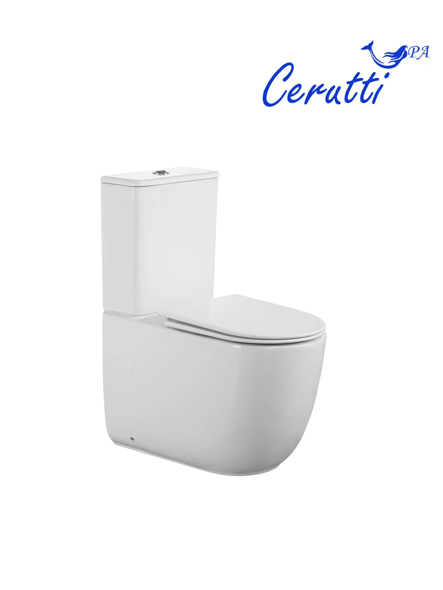 унитаз-компакт ceruttispa mirko tornado ct11090 35,5x62 сиденье duroplast, микролифт