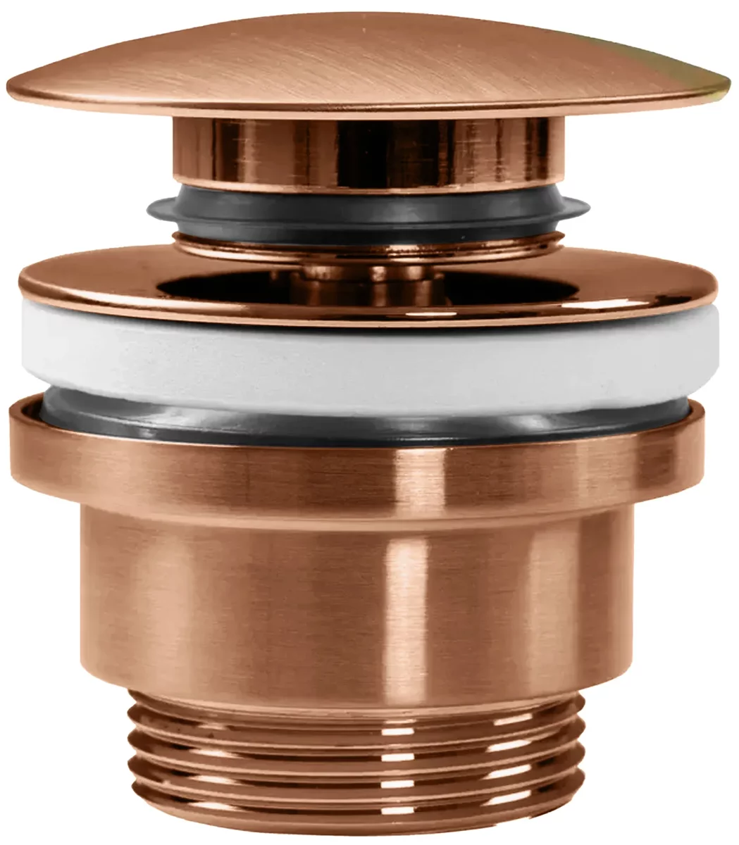 донный клапан rea copper brush медь матовая