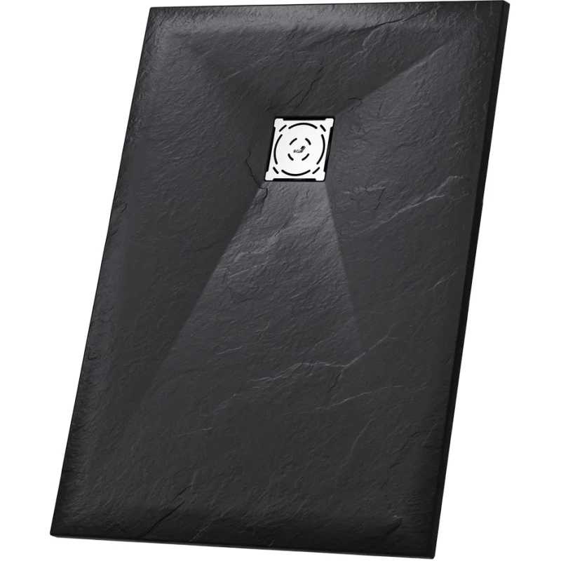 душевой поддон rgw stone tray st-0177b 170x70 черный