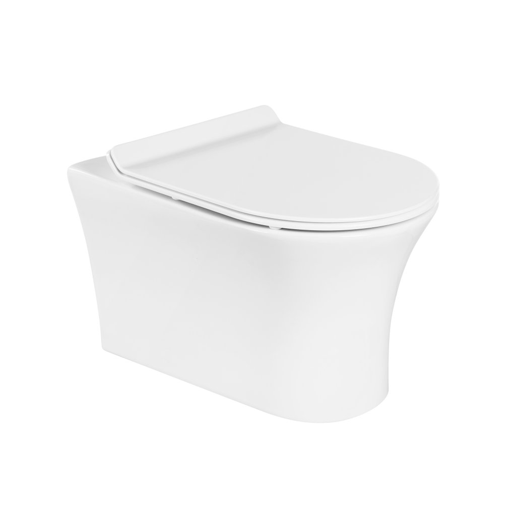 чаша унитаза подвесного безободкового belbagno ancona bb1224chr-sm белая