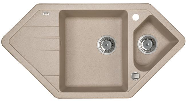 кухонная мойка iddis vane g v28p965i87 96x50 песок