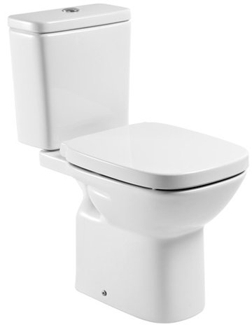 унитаз-компакт roca debba 34199100y 35,5x65,5 сиденье duroplast, микролифт
