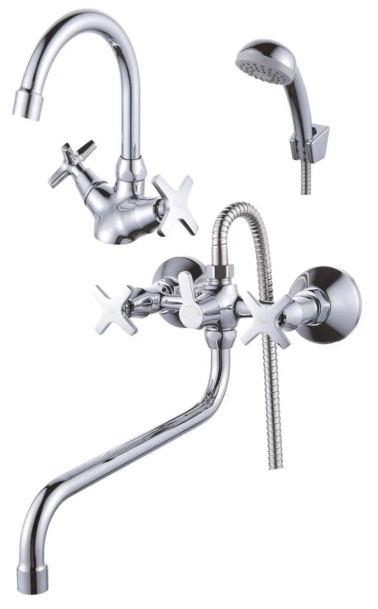 комплект смесителей diadonna d80-900351 хром