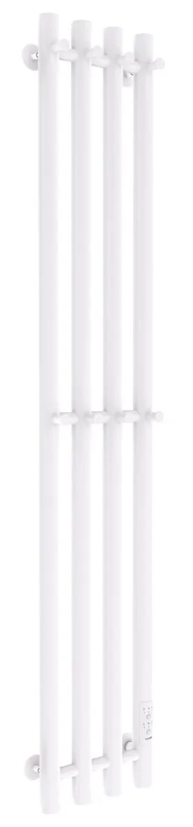 полотенцесушитель электрический маргроид ferrum inaro 4 снш 120x6x18 (8 крючков) белый матовый