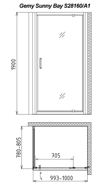 Душевой уголок Gutewetter Guwer GK-664S 140x140 (хром) фото 4 душевой уголок gutewetter guwer gk-664s 140x140 (хром) фото 4