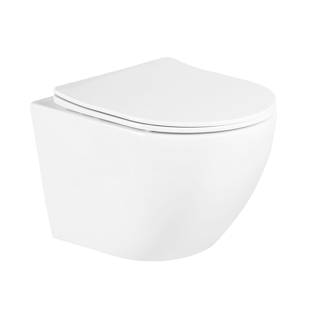 чаша унитаза подвесного безободкового belbagno uno 36x48,2 bb3105chr белая