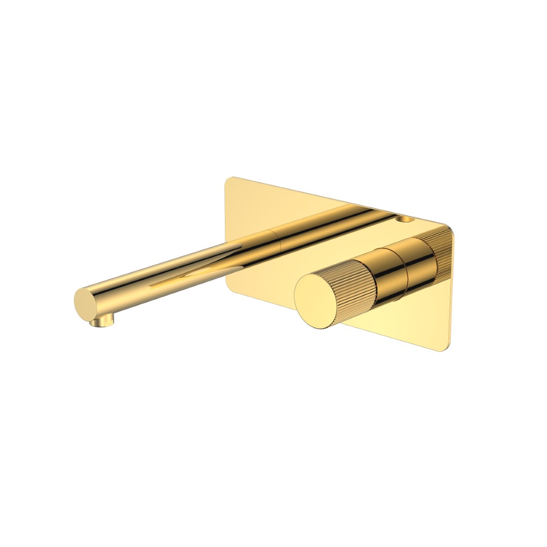 смеситель скрытого монтажа для умывальника boheme stick linea gold золото