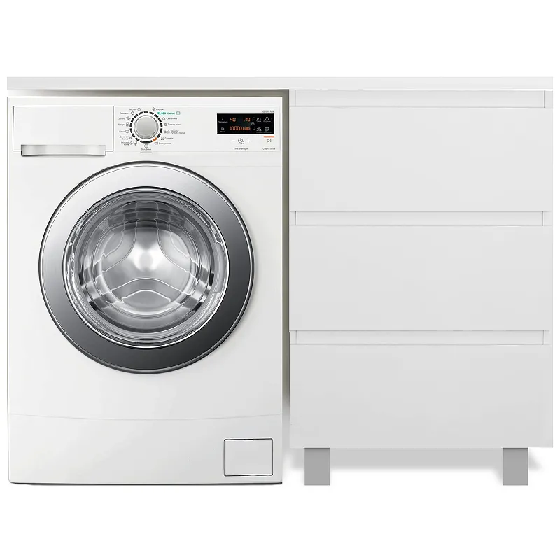 тумба под умывальник эстет dallas luxe 115x48 3 ящика, белый