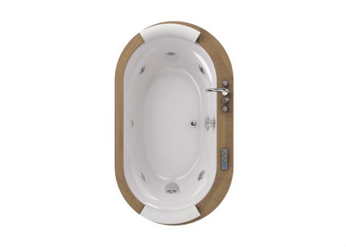 ванна гидромассажная jacuzzi opalia wood 190x110
