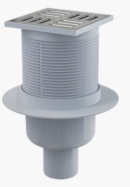 сливной трап alcaplast 105x105/50 apv2-bl-01