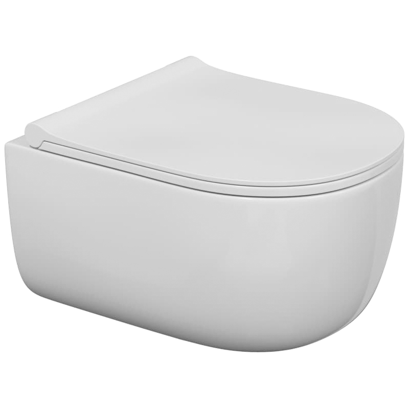 унитаз подвесной bocchi v-tondo compacto rimless 1417-001-0129 с сиденьем slim soft-close a0336-001