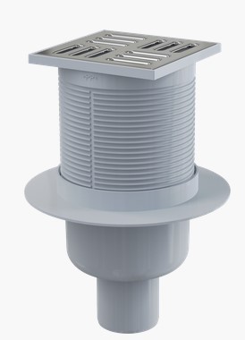 сливной трап alcaplast 105x105/50 apv32-bl-01