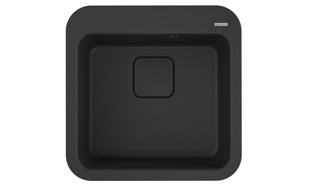 кухонная мойка omoikiri tasogare 51-bl 51x51 черный