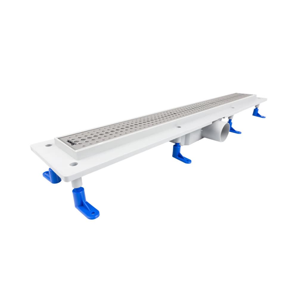 душевой лоток styron sty-b-100 с решеткой basic
