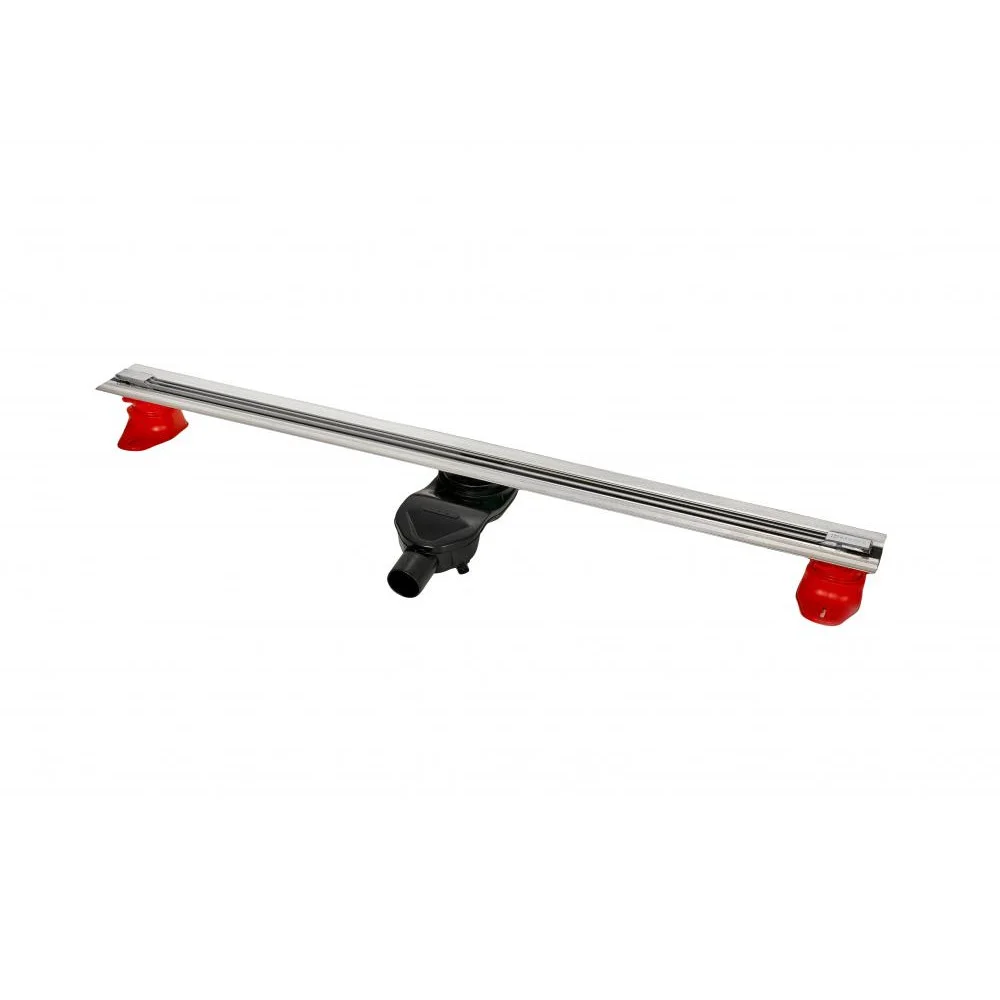 душевой лоток berges super slim 1200 сифон d50 h60 матовый хром