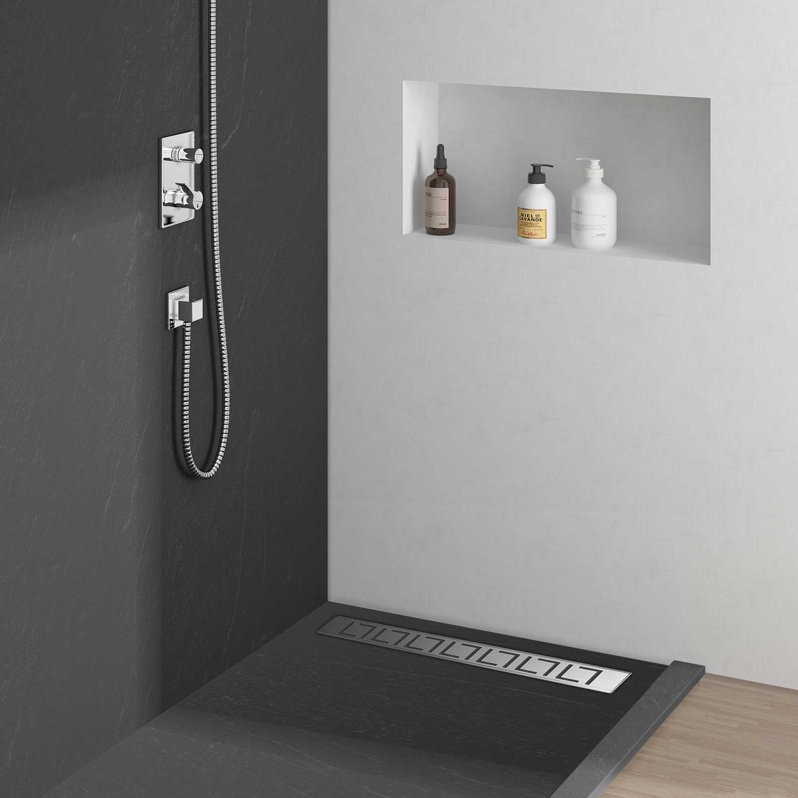 душевой лоток vincea say optima blok say.601.70.p.blok хром