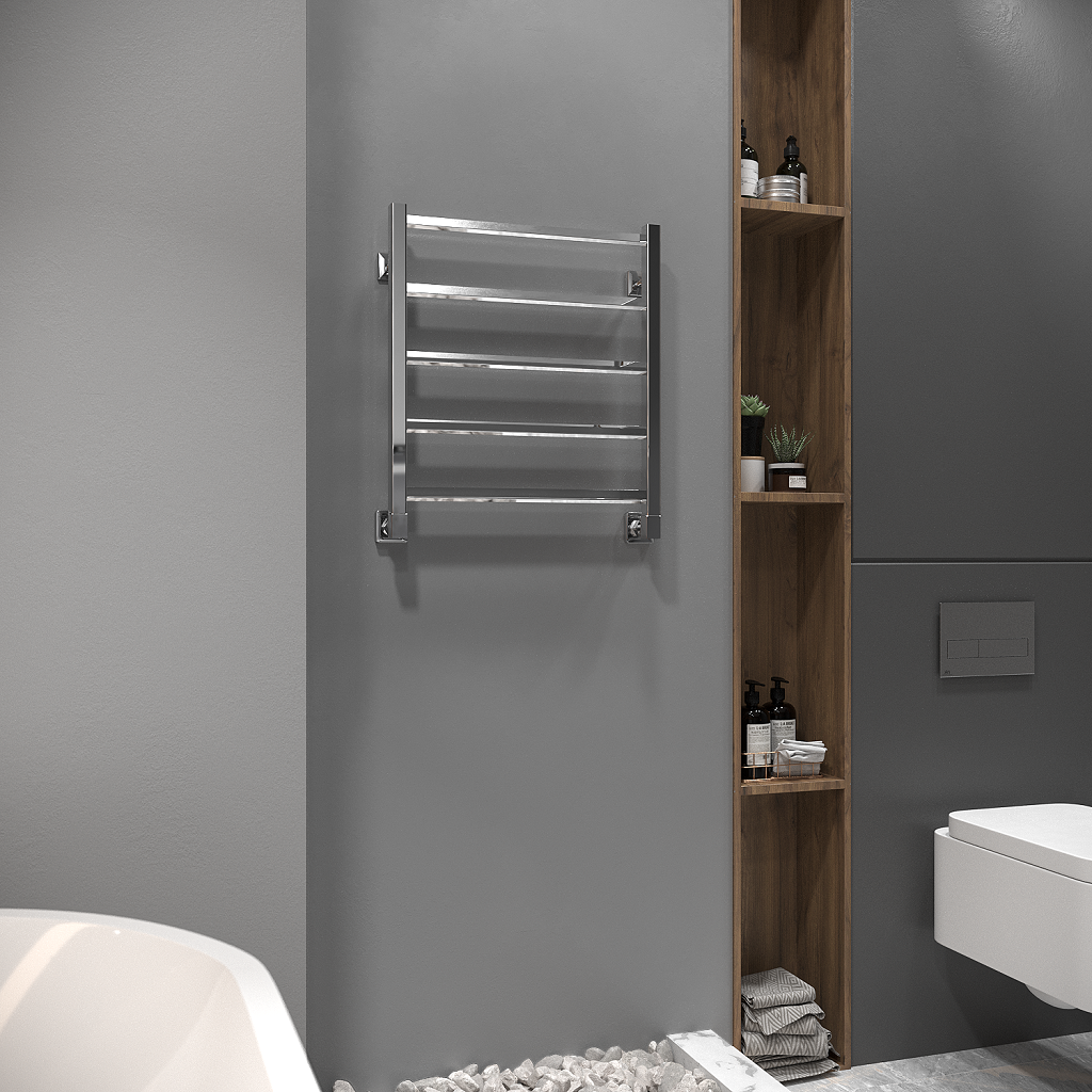 полотенцесушитель водяной stinox milana 50x60 хром
