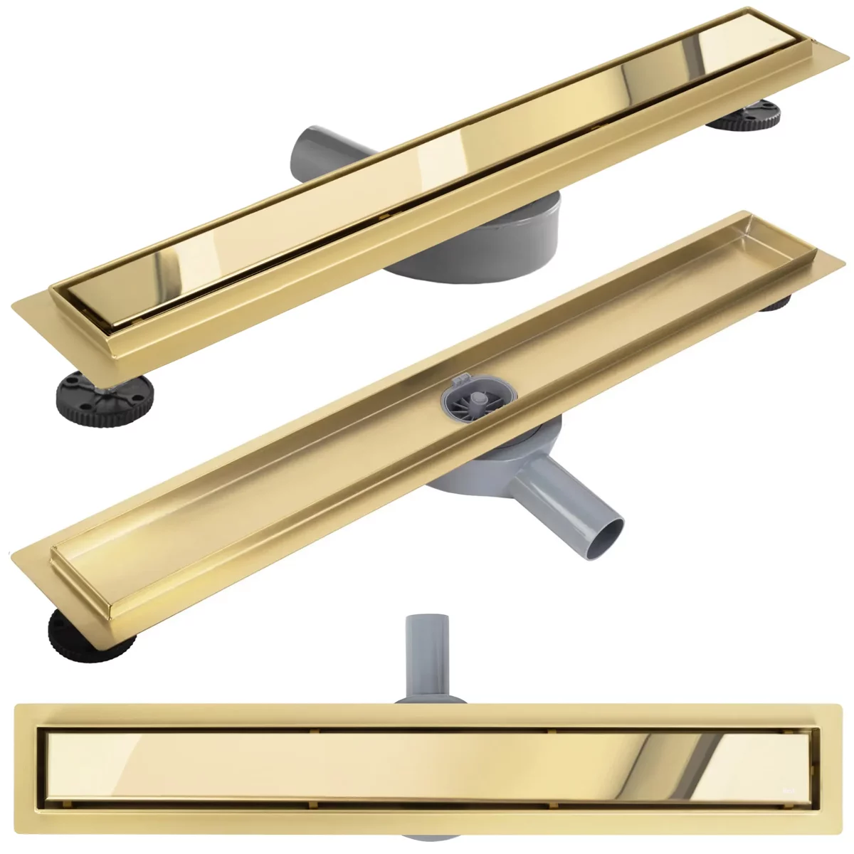 душевой лоток rea neox slim pro gold 700 золотой