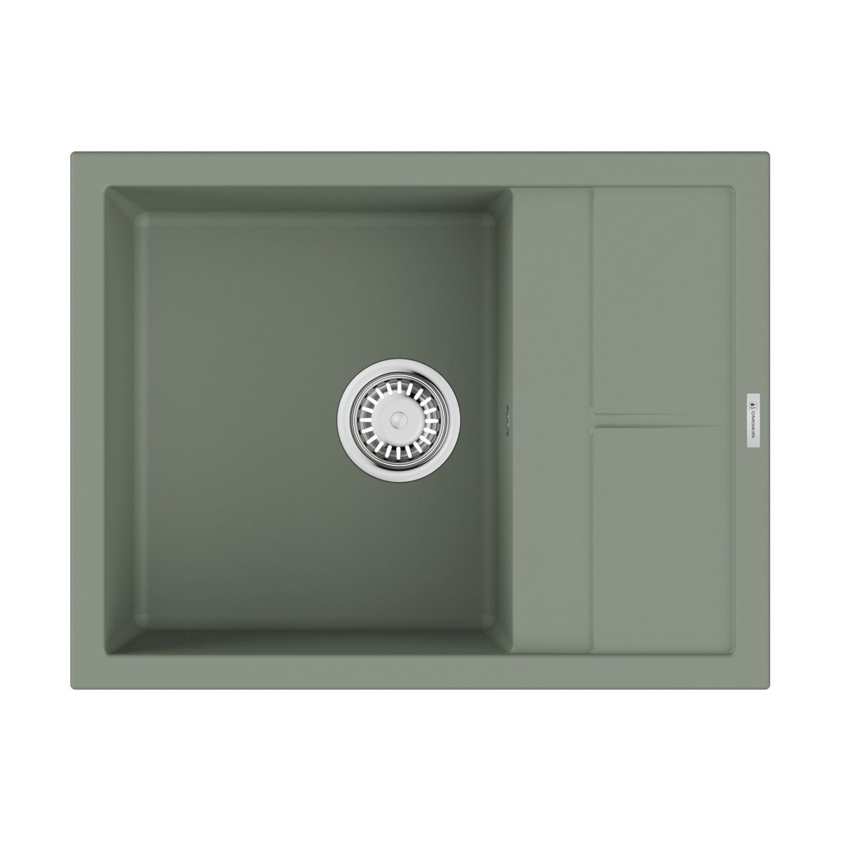 кухонная мойка omoikiri sumi 65a-wg 4997095 65x50 зеленый